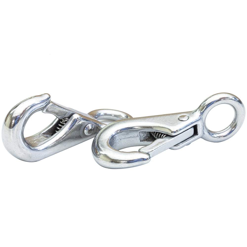 Tigress 316 Stainless Steel Snap Hooks - Pair - 88664