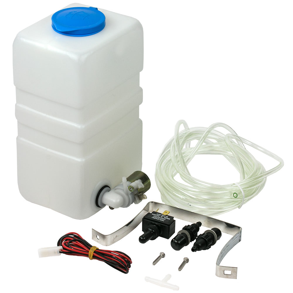Sea-Dog Windshield Washer Kit Complete - Plastic - 414900-3
