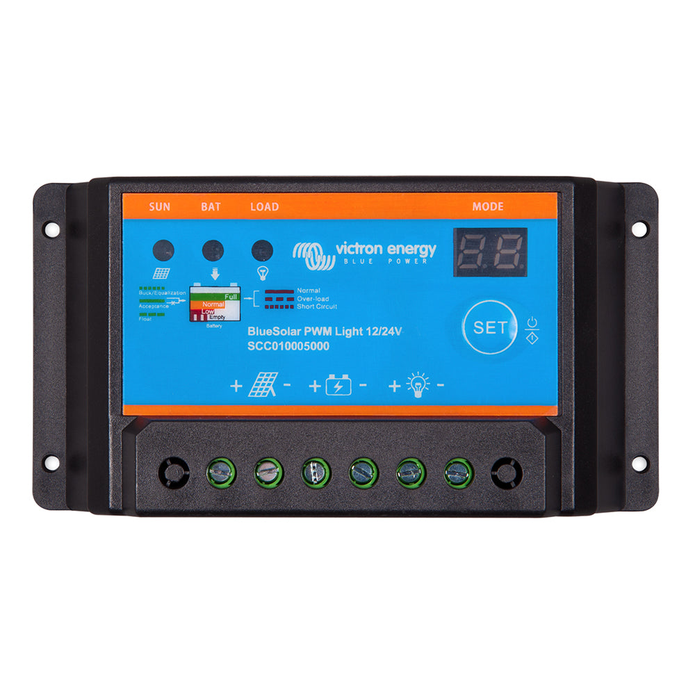 Victron BlueSolar PWM-Light Charge Controller - 12/24V - 10AMP - SCC010010000