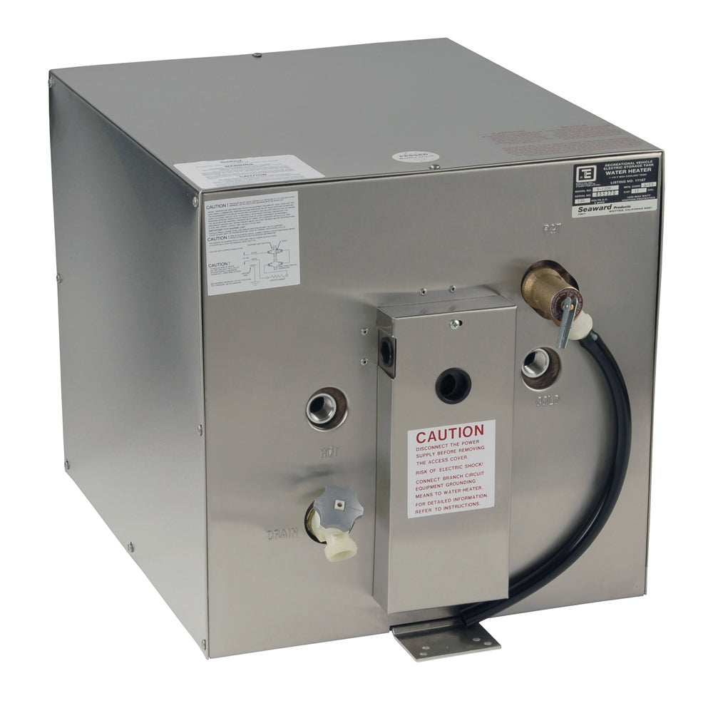 Whale Seaward 11 Gallon Hot Water Heater w/Rear Heat Exchanger - Stainless Steel - 120V - 1500W - S1200