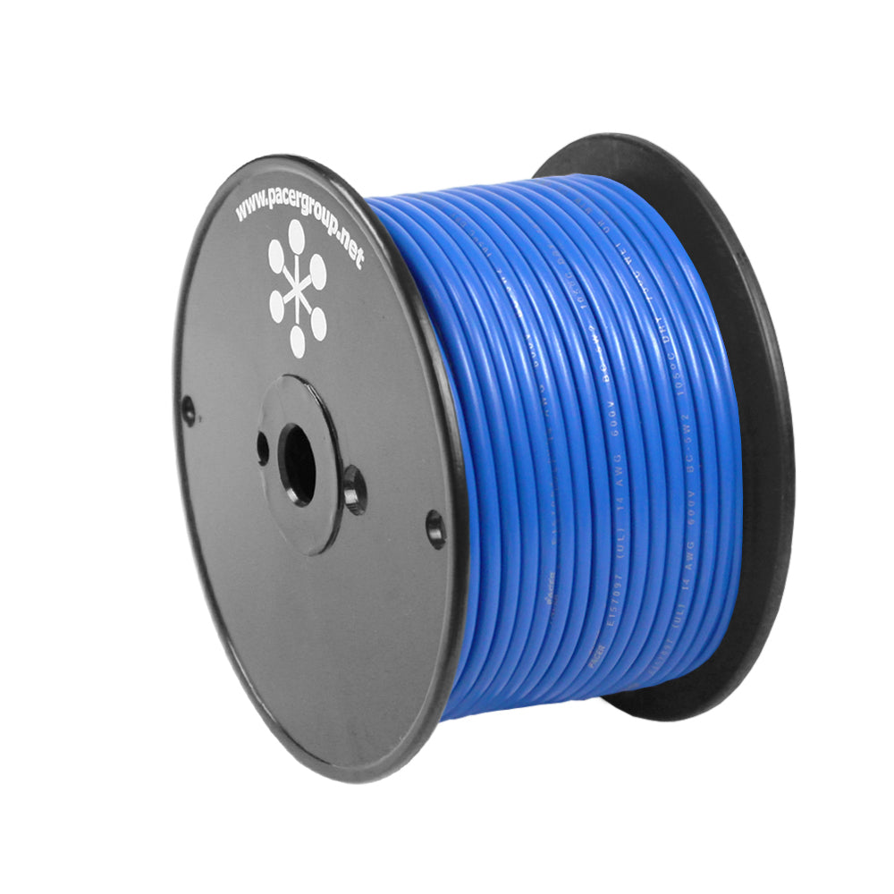 Pacer Blue 16 AWG Primary Wire - 100' - WUL16BL-100
