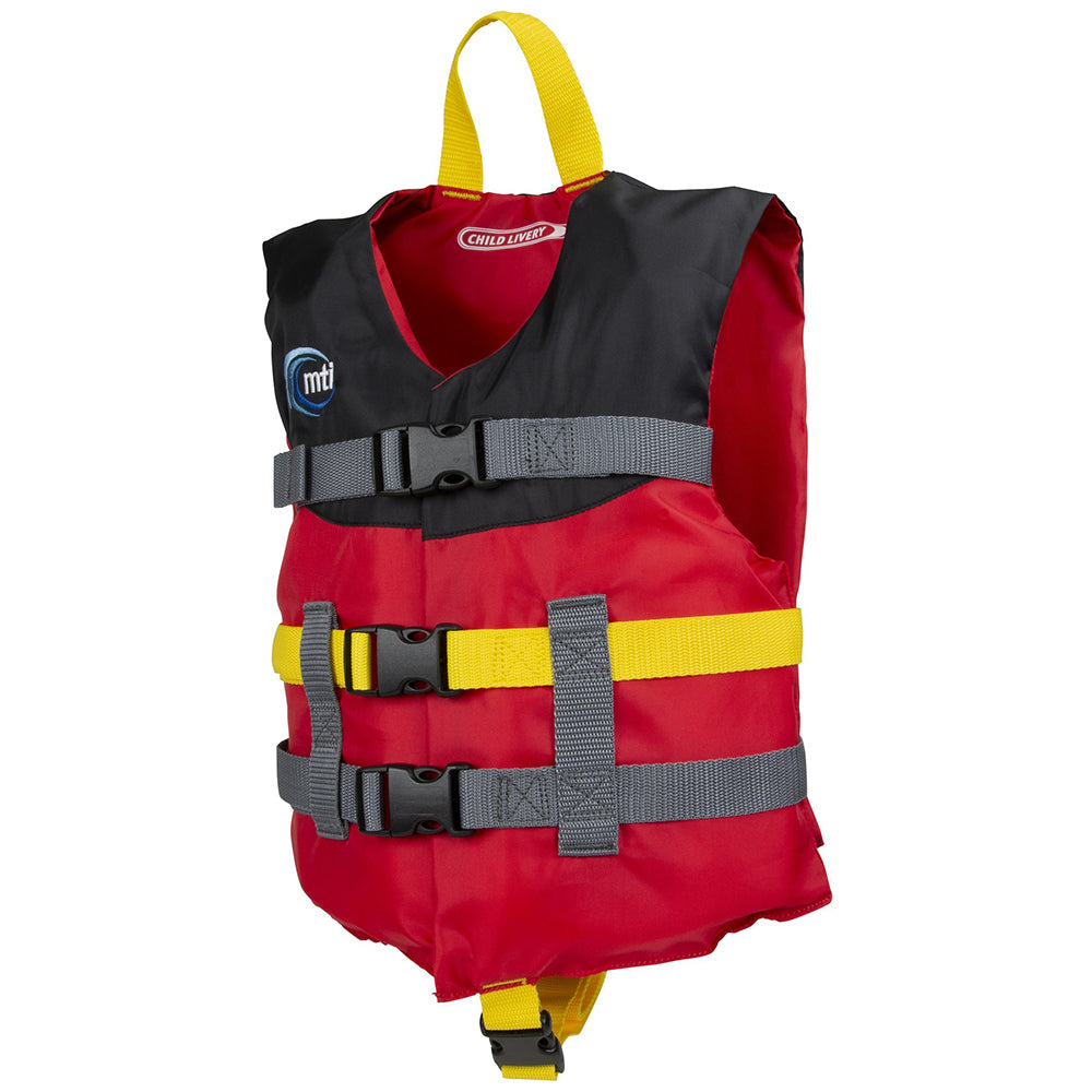 MTI Child Life Jacket - Red/Black - 30-50lbs - MV230H-123