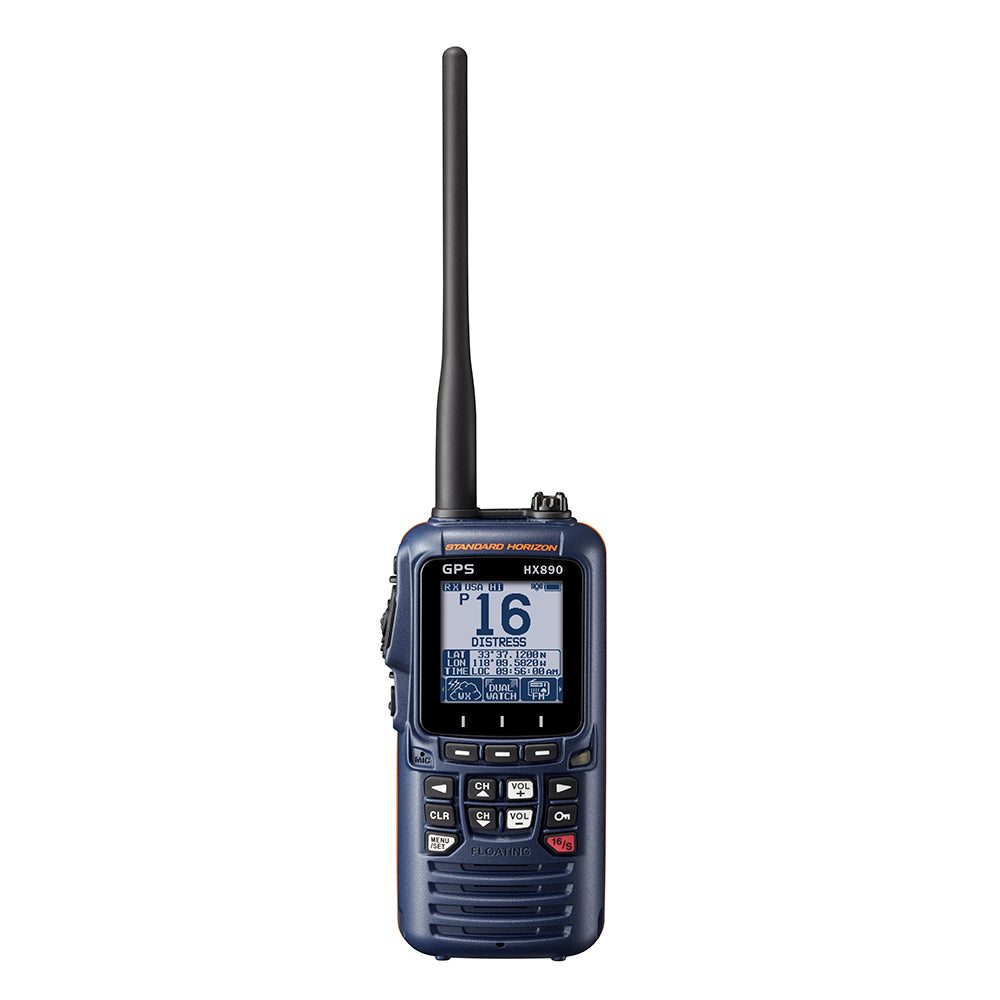 Standard Horizon HX890 Floating 6 Watt Class H DSC Handheld VHF/GPS - Navy Blue - HX890NB