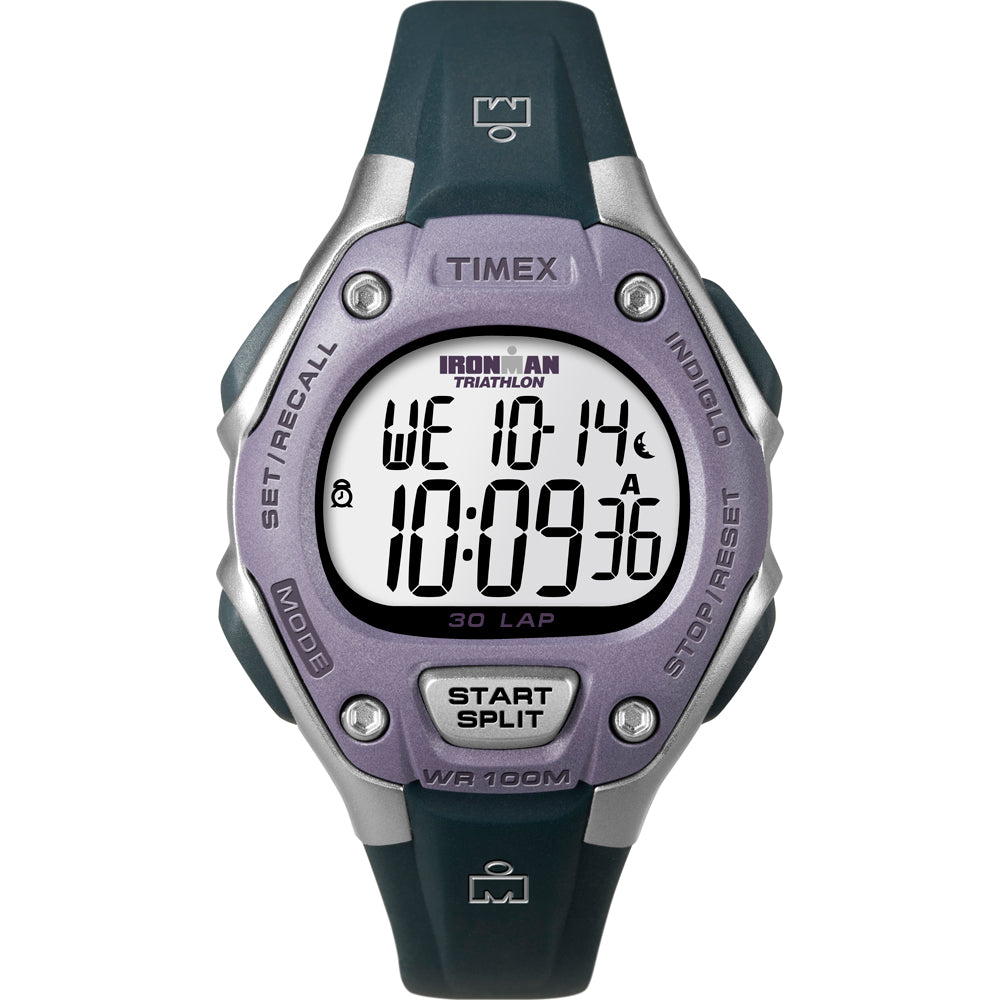 Timex IRONMAN® 30-Lap Mid-Size - Black/Lilac - T5K410