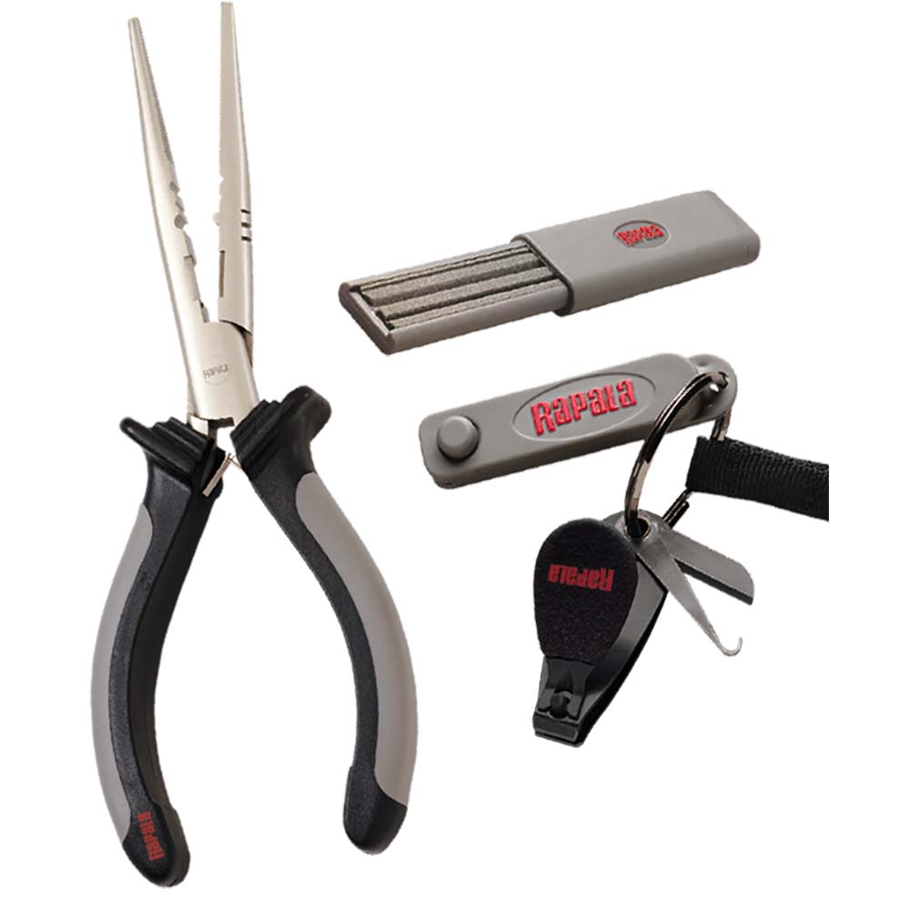 Rapala Combo Pack - Pliers, Clipper, Punch & Sharpener - RTC-6PCHS