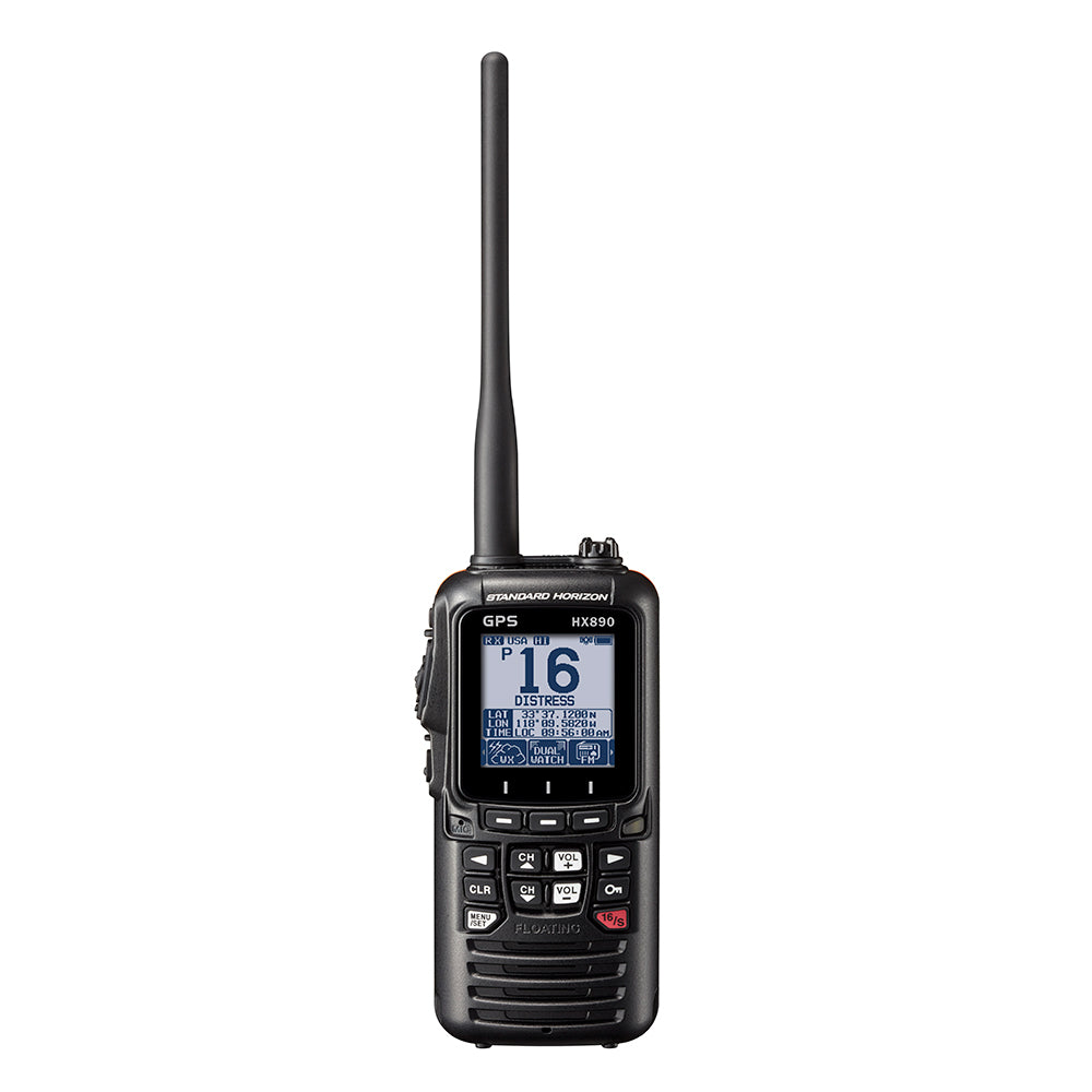 Standard Horizon HX890 Floating 6 Watt Class H DSC Handheld VHF/GPS - Black - HX890BK