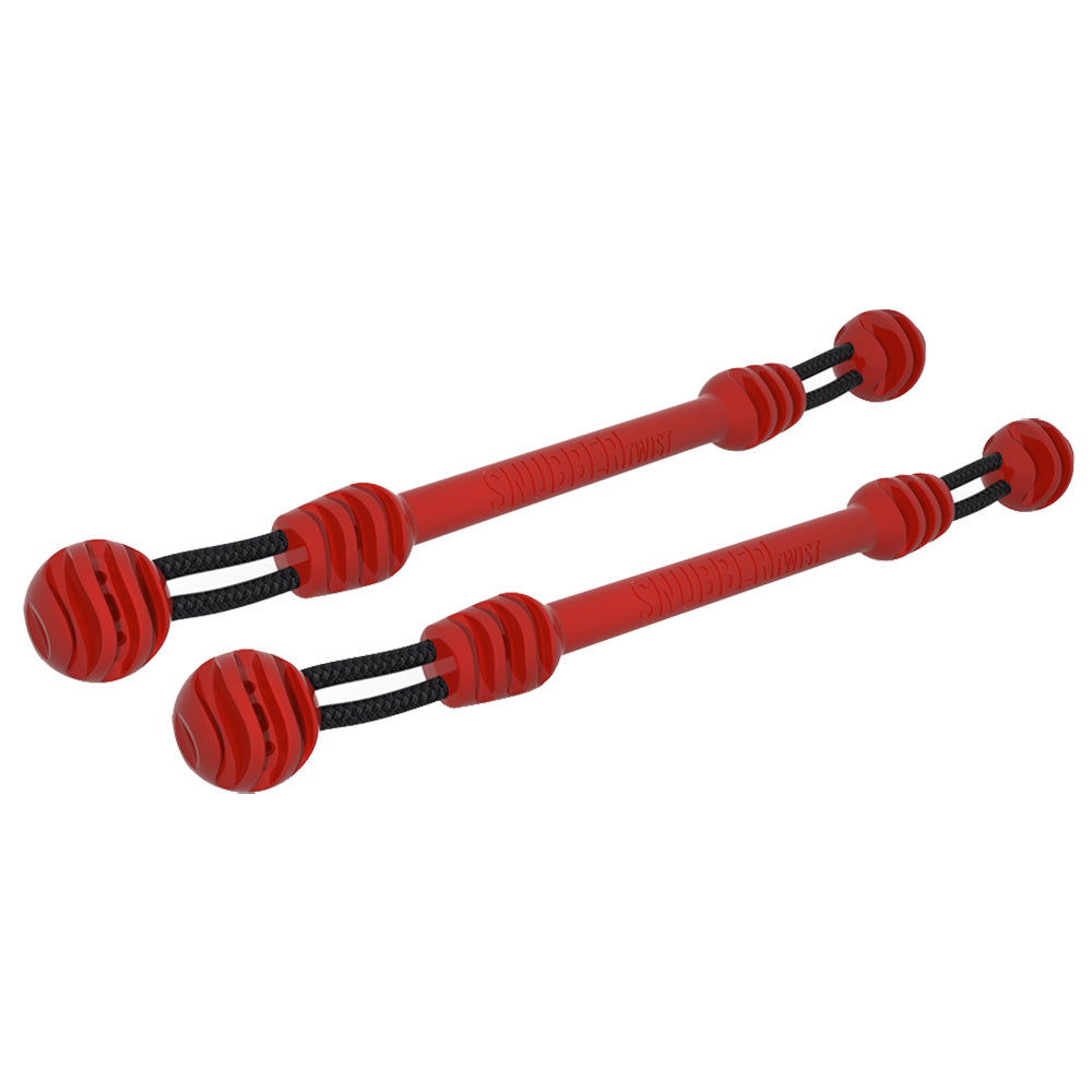 Snubber - Buoy Red Snubber Twist - Pair - S61206