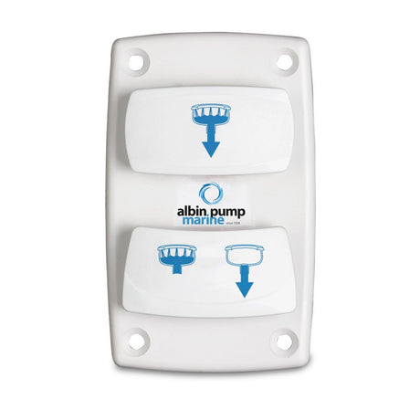 Albin Pump Marine Control Silent Electric Toilet Rocker Switch - 07-66-025 - CW73568 - Avanquil