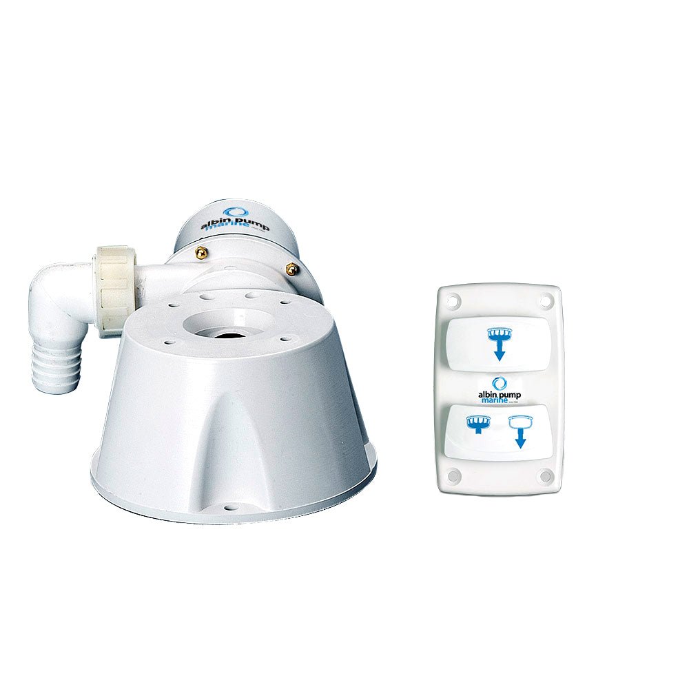 Albin Pump Marine Silent Electric Toilet Kit - 12V - 07-66-021 - CW73561 - Avanquil