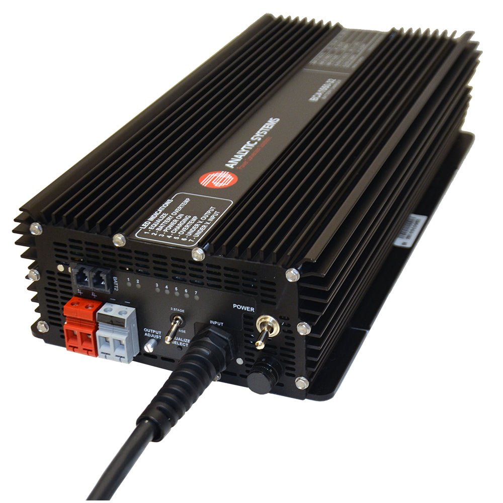 Analytic Systems AC Charger 1-Bank 100A 12V Out/110/220V In - BCA1550-12 - CW87071 - Avanquil