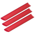 Ancor Adhesive Lined Heat Shrink Tubing (ALT) - 1/2" x 3" - 3-Pack - Red - 305603 - CW60070 - Avanquil