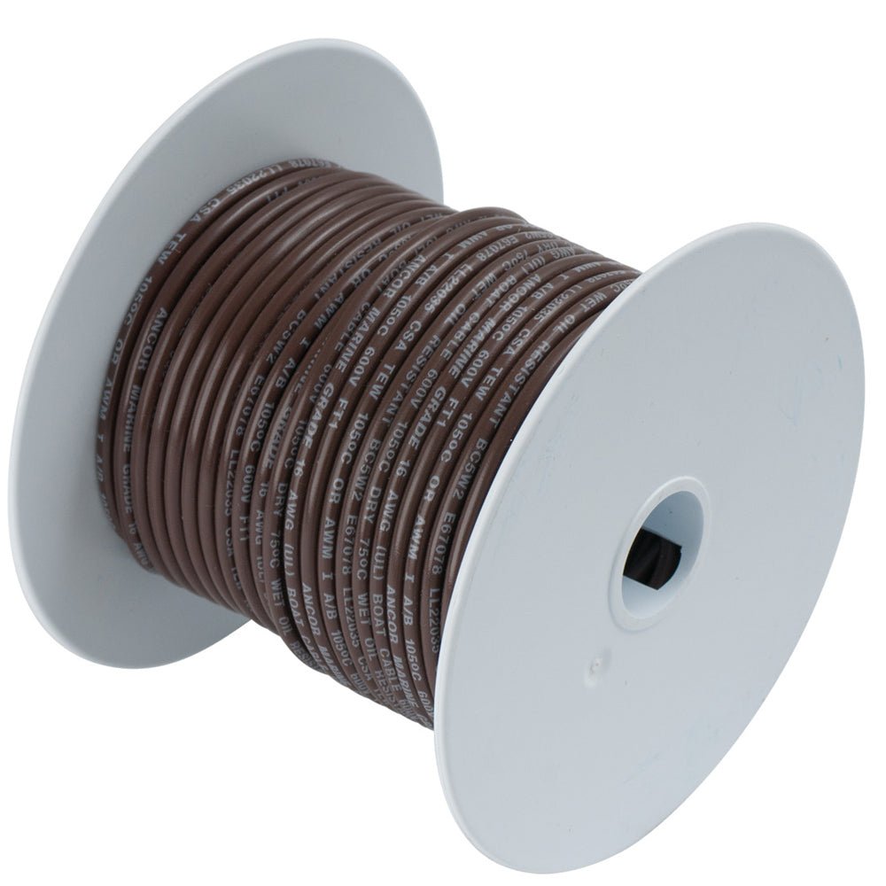 Ancor Brown 16 AWG Tinned Copper Wire - 100' - 102210 - CW60358 - Avanquil