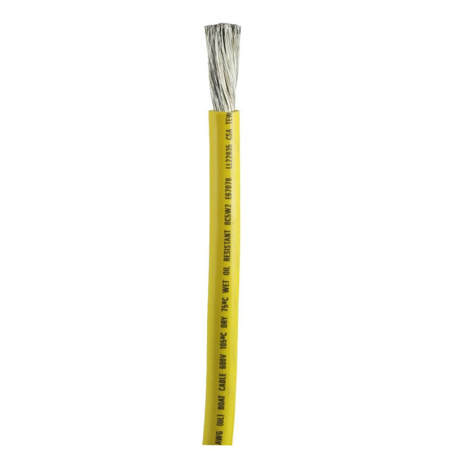 Ancor Yellow 1/0 AWG Battery Cable - Sold By The Foot - 1169-FT - CW48301 - Avanquil