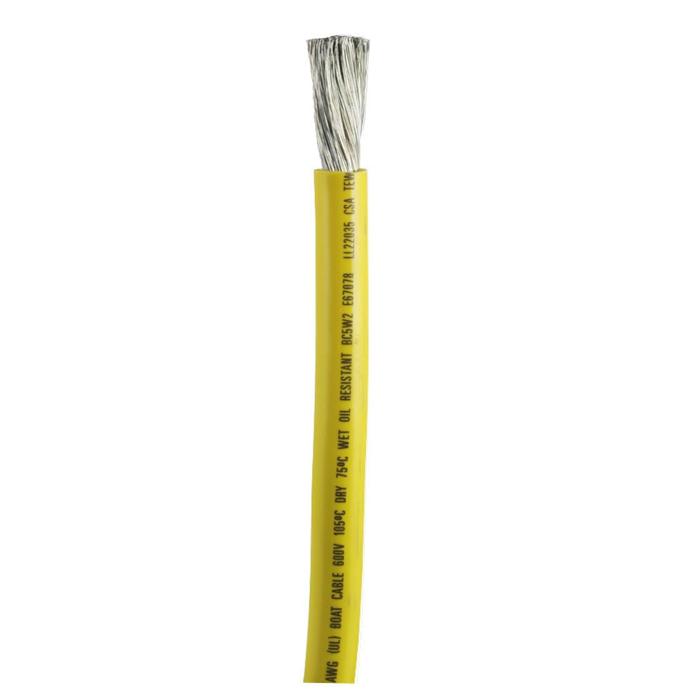 Ancor Yellow 2/0 AWG Battery Cable - Sold By The Foot - 1179-FT - CW48307 - Avanquil