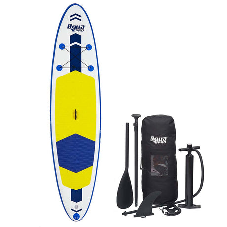 Aqua Leisure 10.6' Inflatable Stand-Up Paddleboard Drop Stitch w/Oversized Backpack f/Board & Accessories - APR20926 - CW90472 - Avanquil