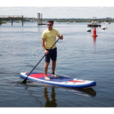 Aqua Leisure 11' Inflatable Stand-Up Paddleboard Drop Stitch w/Oversized Backpack f/Board & Accessories - APR20927 - CW90473 - Avanquil