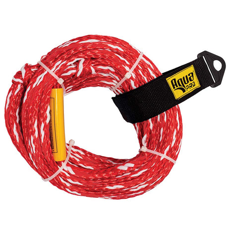 Aqua Leisure 2-Person Tow Rope - 2,375lbs Tensile - Non-Floating - Red - APA20450 - CW90481 - Avanquil