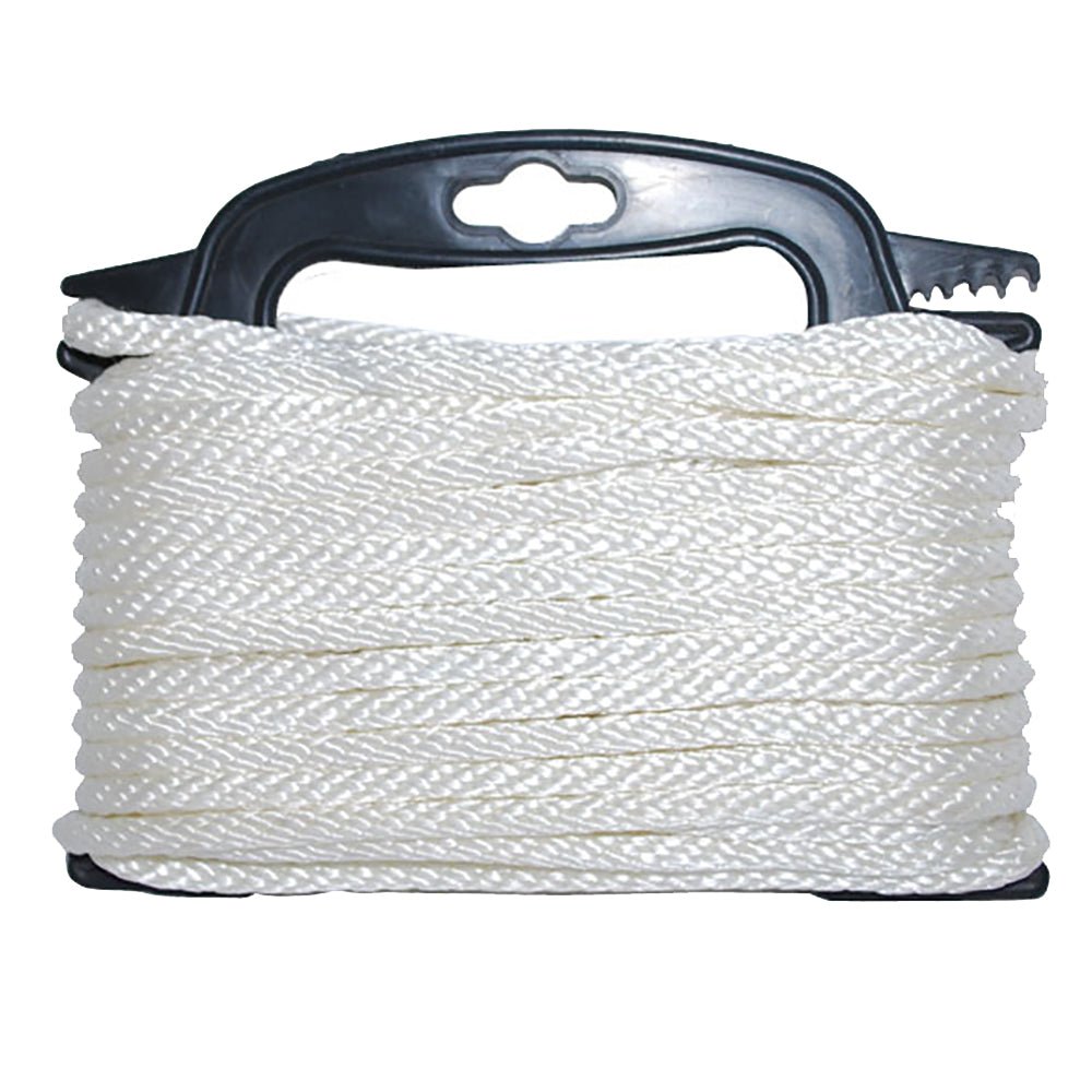 Attwood Braided Nylon Rope - 3/16" x 100' - White - 117553-7 - CW66112 - Avanquil