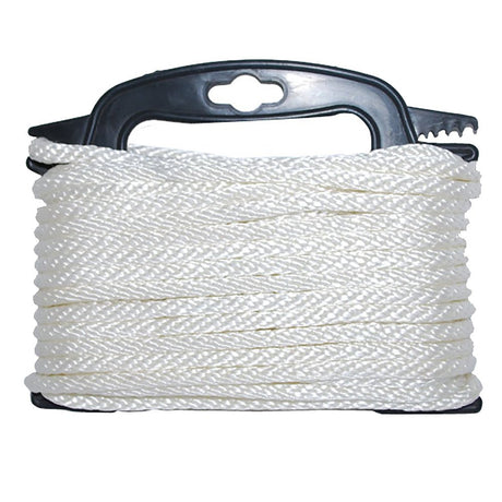 Attwood Braided Nylon Rope - 3/16" x 100' - White - 117553-7 - CW66112 - Avanquil