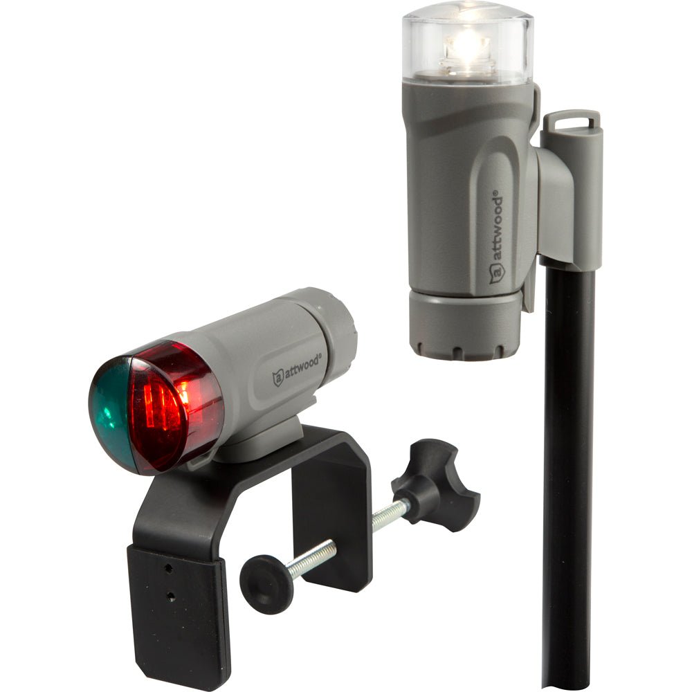 Attwood Clamp-On Portable LED Light Kit - Marine Gray - 14190-7 - CW59501 - Avanquil