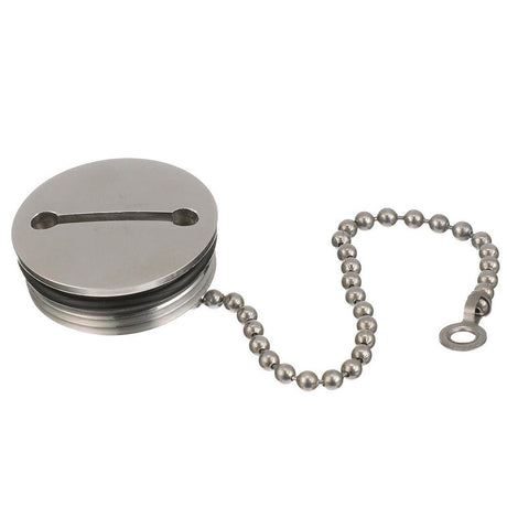 Attwood Deck Fill Replacement Cap & Chain - 66074-3 - CW98373 - Avanquil