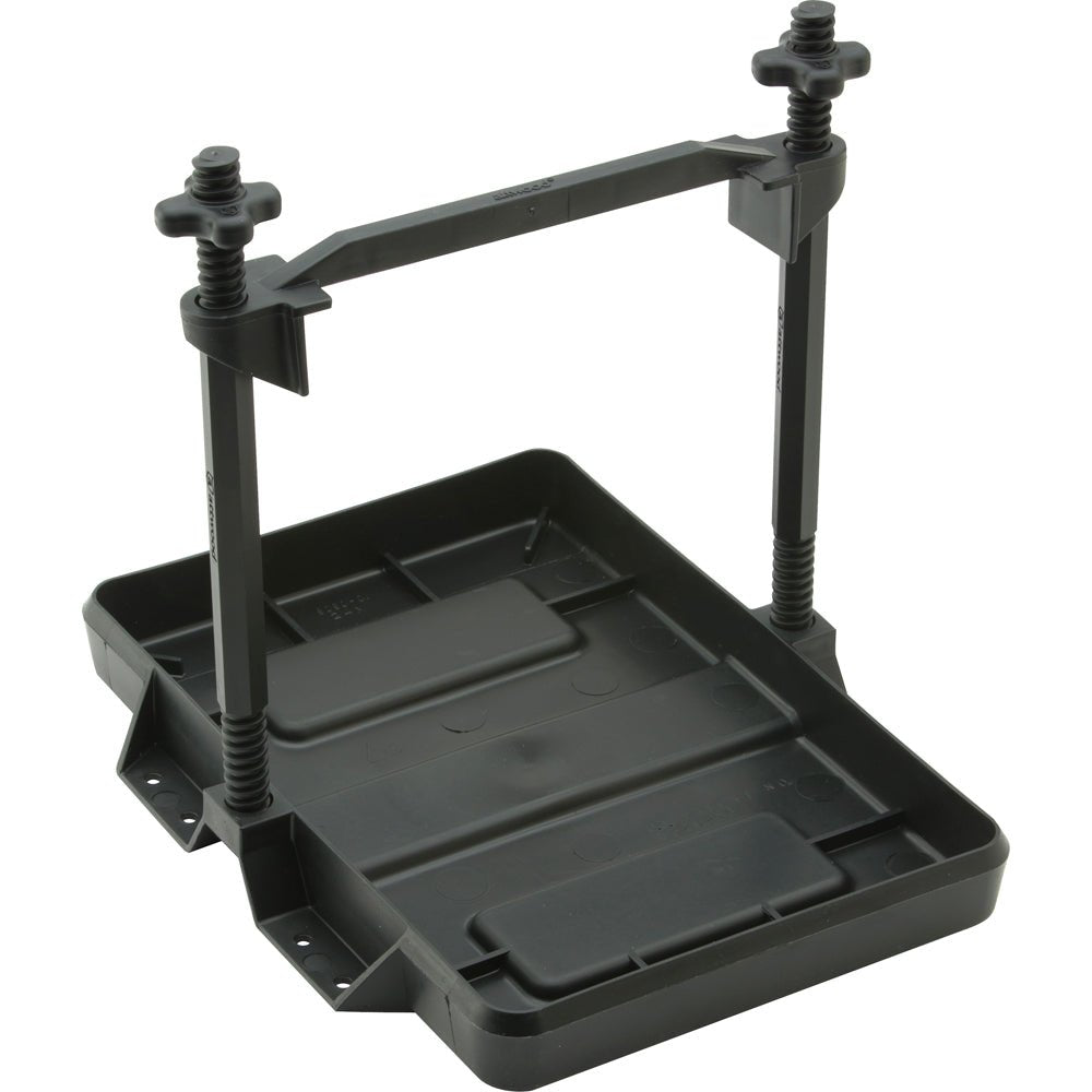 Attwood Heavy-Duty All-Plastic Adjustable Battery Tray - 27 Series - 2629138 - CW59935 - Avanquil