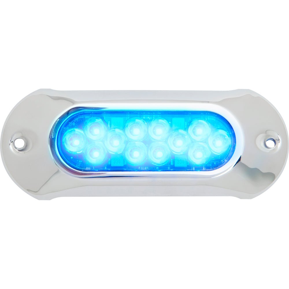 Attwood Light Armor Underwater LED Light - 12 LEDs - Blue - 65UW12B-7 - CW54561 - Avanquil