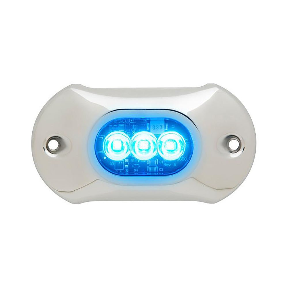 Attwood LightArmor HPX Underwater Light - 3 LED & Blue - 66UW03B-7 - CW98173 - Avanquil