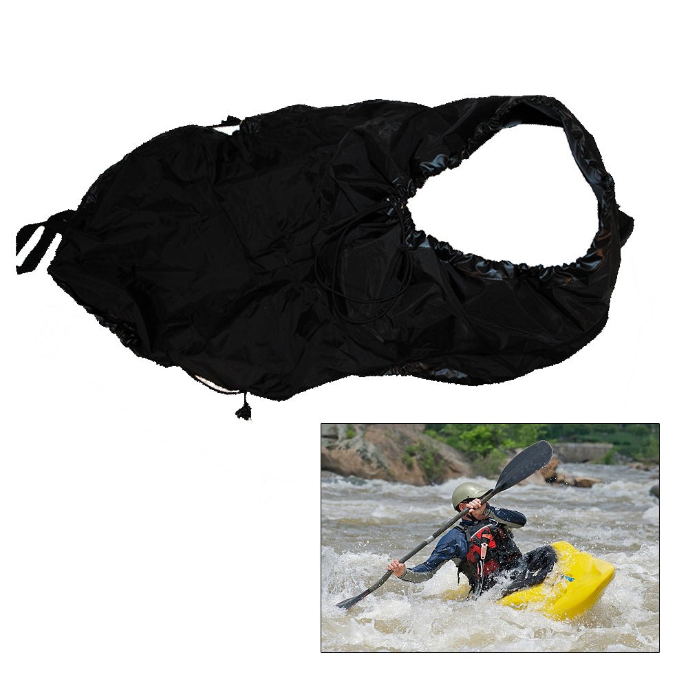 Attwood Universal Fit Kayak Spray Skirt - Black - 11776-5 - CW49195 - Avanquil
