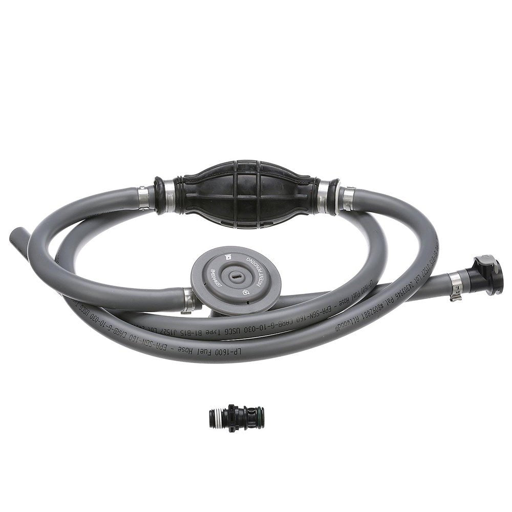 Attwood Universal Fuel Line Kit - 3/8" Dia. x 6' Length w/Sprayless Connectors & Fuel Demand Valve - 93806UUSD7 - CW98204 - Avanquil