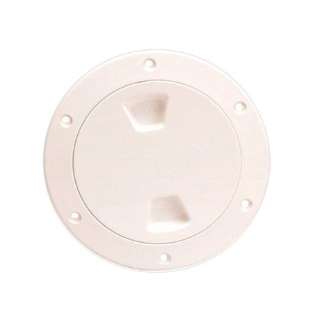 Beckson 4" Smooth Center Screw-Out Deck Plate - Beige - DP40-N - CW46416 - Avanquil
