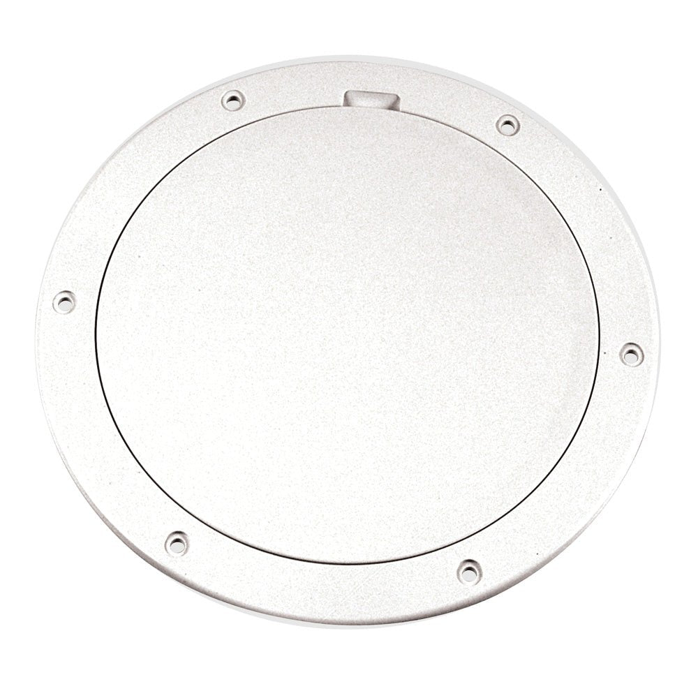 Beckson 6" Smooth Center Pry-Out Deck Plate - White - DP61-W - CW46449 - Avanquil