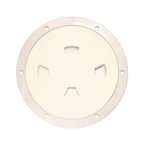 Beckson 8" Smooth Center Screw-Out Deck Plate - Beige - DP80-N - CW46433 - Avanquil