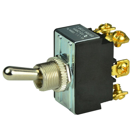 BEP DPDT Chrome Plated Toggle Switch - ON/OFF/ON - 1002018 - CW68683 - Avanquil