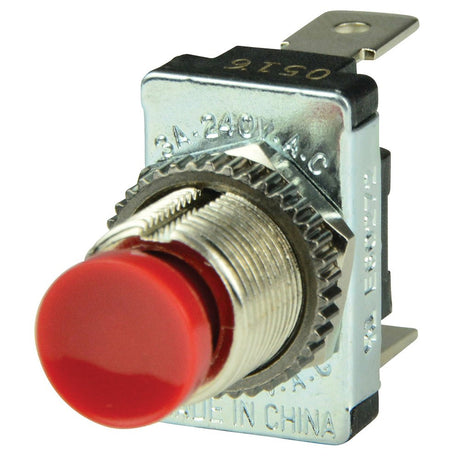 BEP Red SPST Momentary Contact Switch - OFF/(ON) - 1001401 - CW67426 - Avanquil
