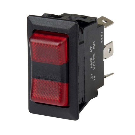 BEP SPDT Rocker Switch - 2-LEDs - 12V/24V - ON/OFF/ON - 1001715 - CW67695 - Avanquil