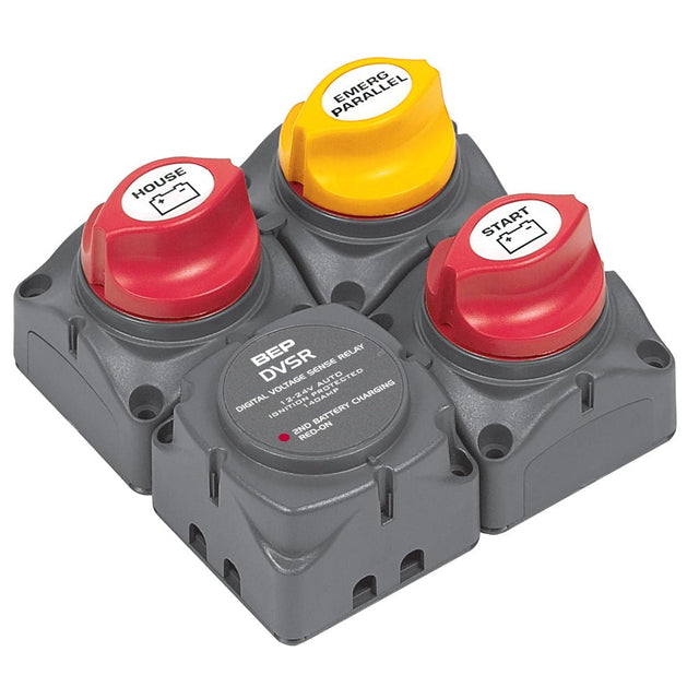 BEP Square Battery Distribution Cluster f/Single Engine w/Two Battery Banks - 716-SQ-140A-DVSR - CW58658 - Avanquil