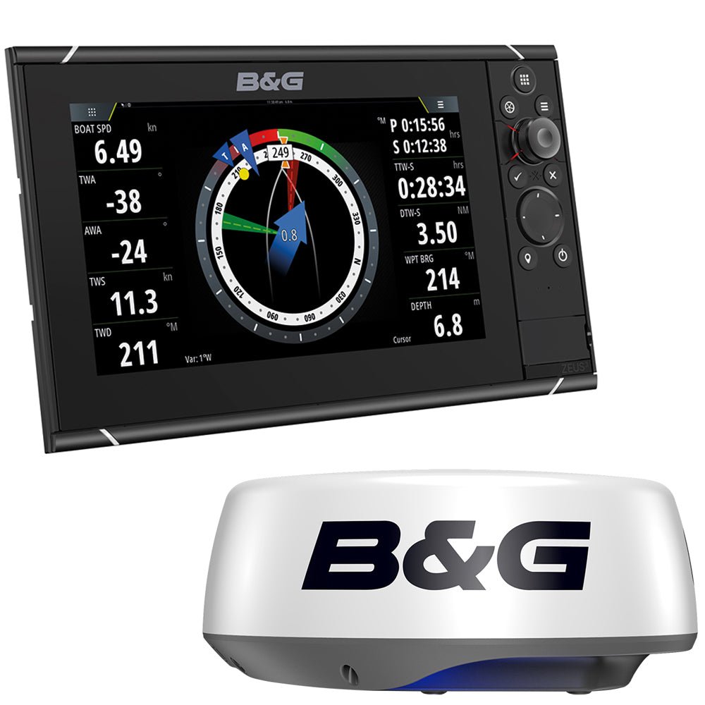 B&G Zeus™ 3S 12 Combo Multi-Function Sailing Display Radar Bundle HALO20+ 20" Radar Dome - No HDMI Video Outport - 000-15562-002 - CW94117 - Avanquil