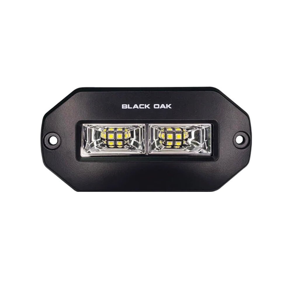 Black Oak Pro Series 4" Flush Mount Spreader Light - Black Housing - 4BFMSL-S - CW95890 - Avanquil