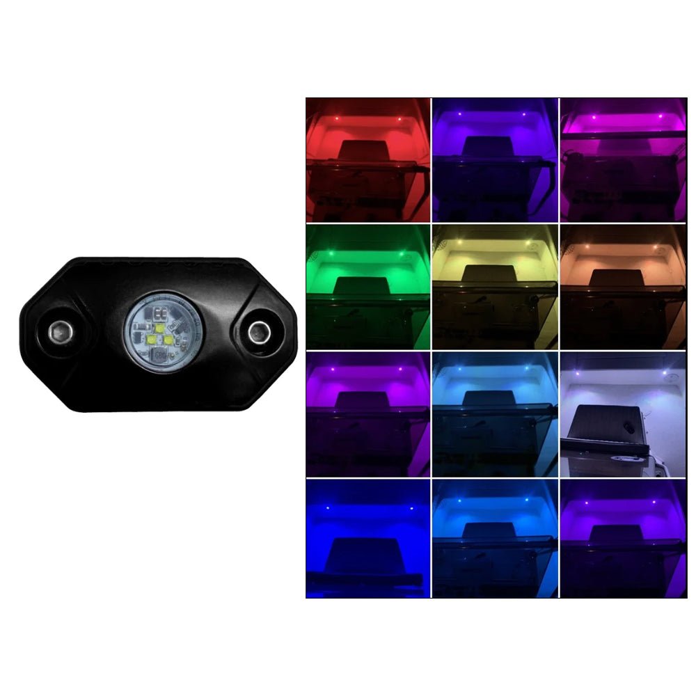 Black Oak Rock Accent Light - RGB - Black Housing - RL-RGB - CW95848 - Avanquil