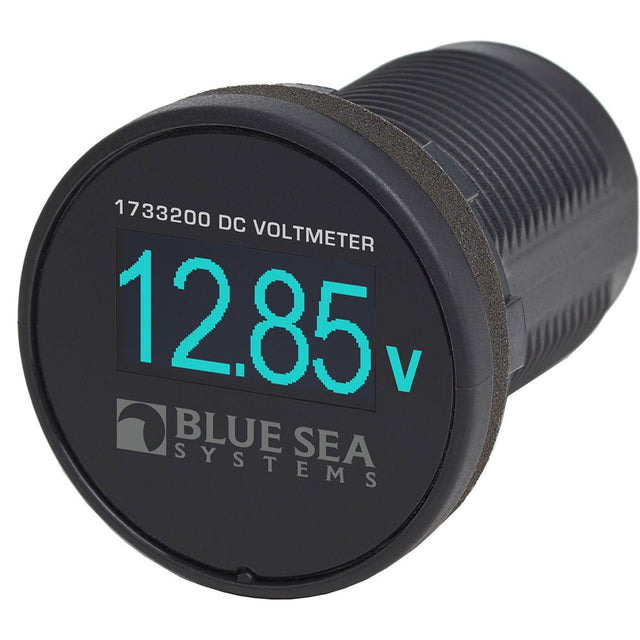 Blue Sea 1733200 Mini OLED Voltmeter - Blue - CW80389 - Avanquil