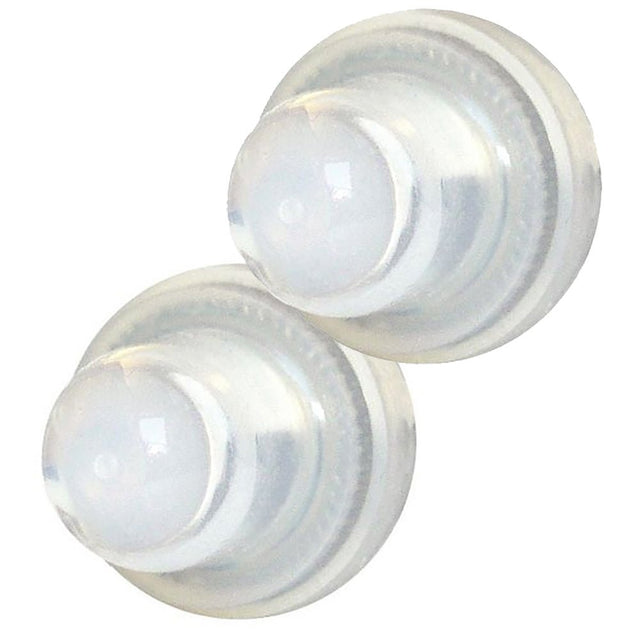 Blue Sea 4135 Push Button Reset Only Circuit Breaker Boot - Clear- 2-Pack - CW20399 - Avanquil