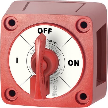 Blue Sea 6004 Single Circuit ON-OFF w/Locking Key - Red - CW64357 - Avanquil