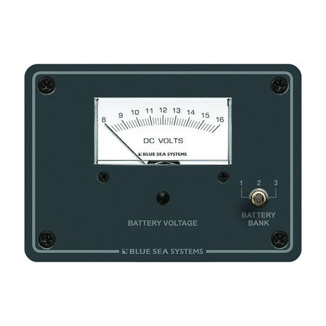 Blue Sea 8015 DC Analog Voltmeter w/Panel - CW13981 - Avanquil