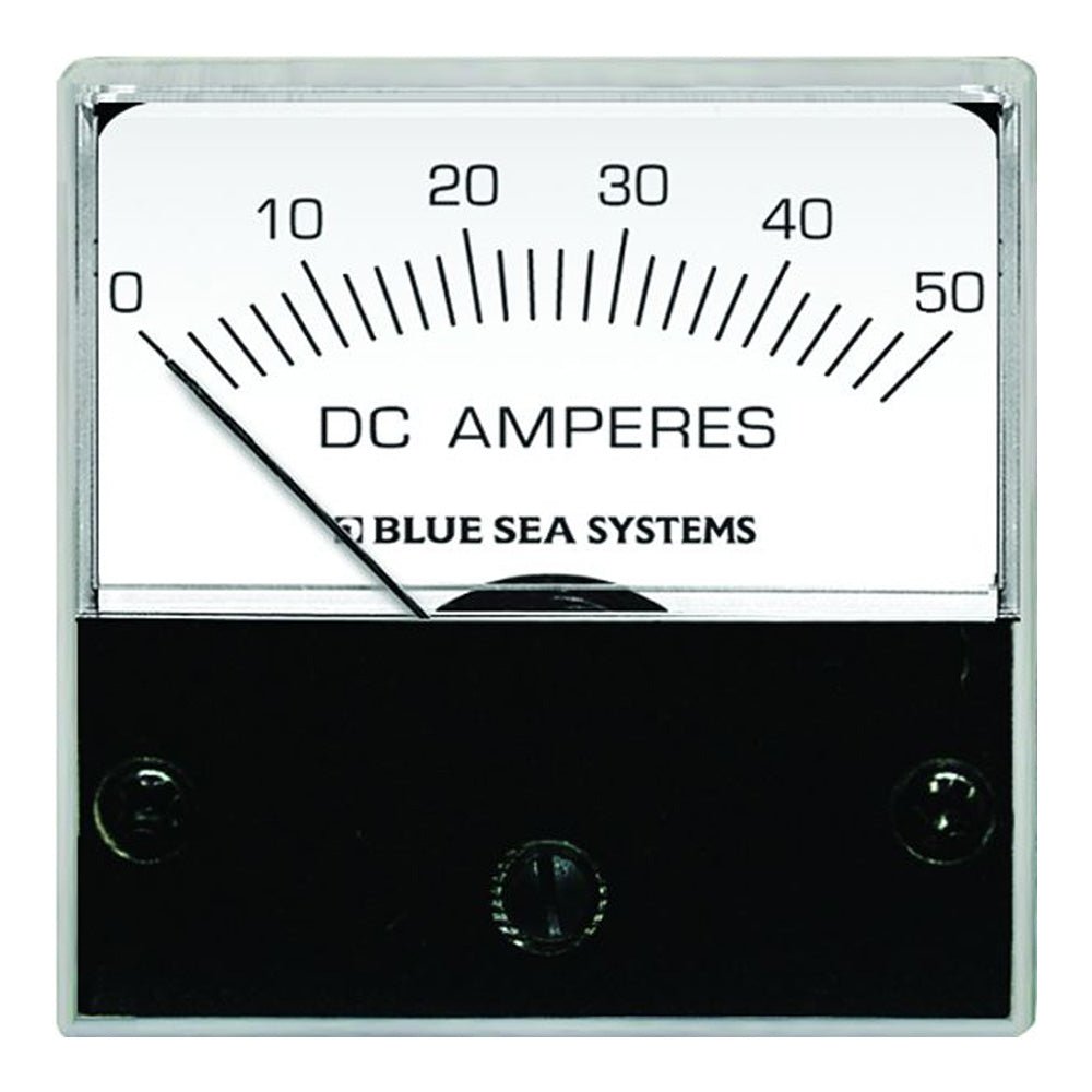 Blue Sea 8041 DC Analog Micro Ammeter - 2" Face, 0-50 Amperes DC - CW20693 - Avanquil