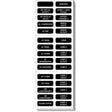 Blue Sea 8067 AC Panel Extended 120 Label Set - CW13934 - Avanquil