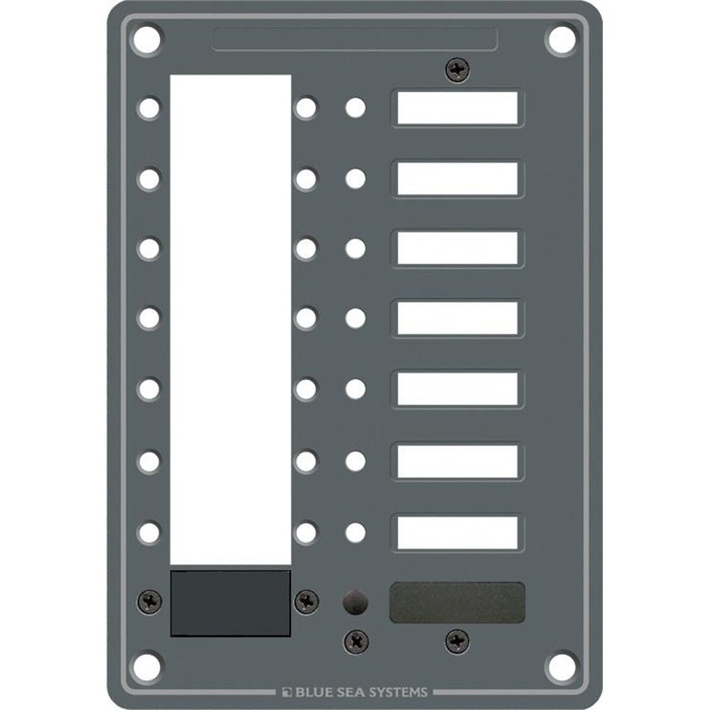 Blue Sea 8087 8 Position DC C-Series Panel - Blank - CW20696 - Avanquil