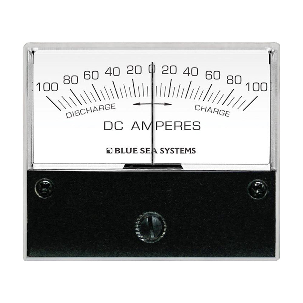 Blue Sea 8253 DC Zero Center Analog Ammeter - 2-3/4" Face, 100-0-100 Amperes DC - CW20762 - Avanquil