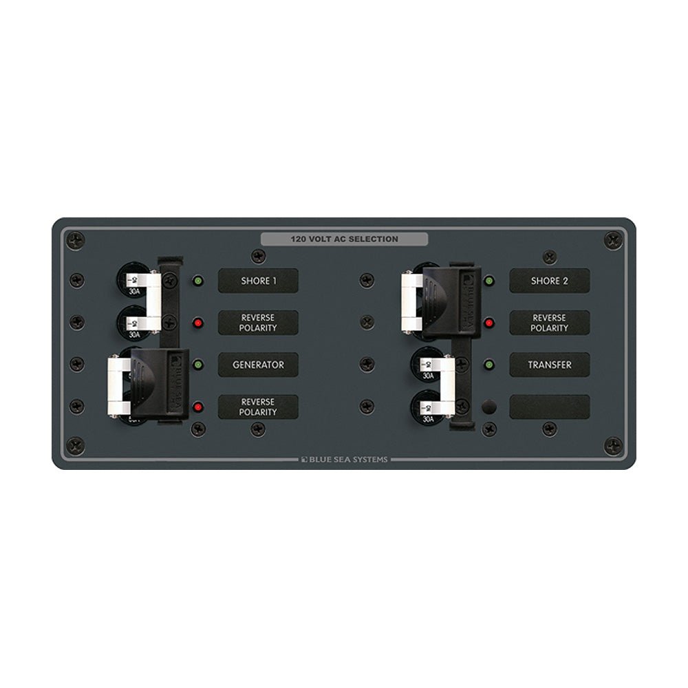 Blue Sea 8498 Breaker Panel - AC 3 Sources - White - CW20872 - Avanquil