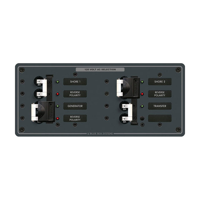 Blue Sea 8498 Breaker Panel - AC 3 Sources - White - CW20872 - Avanquil